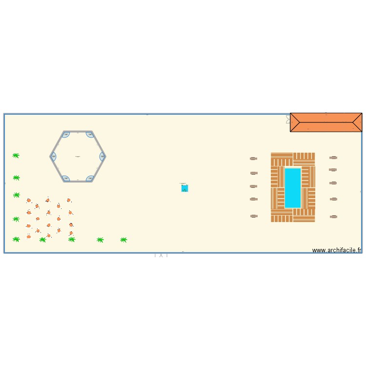 PLAN CHICHA CLUB. Plan de 2 pièces et -963 m2