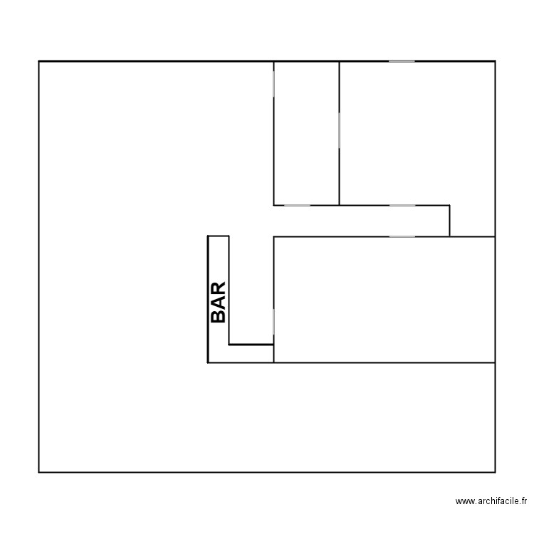 Champs Elysées. Plan de 3 pièces et 124 m2