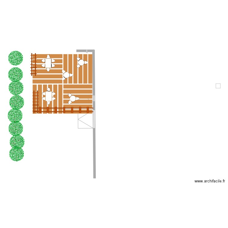 aménagement terrasse gonorderie. Plan de 0 pièce et 0 m2