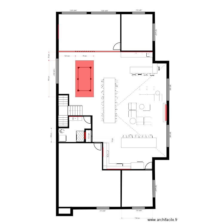 grondin garage Menuiserie3. Plan de 7 pièces et 225 m2