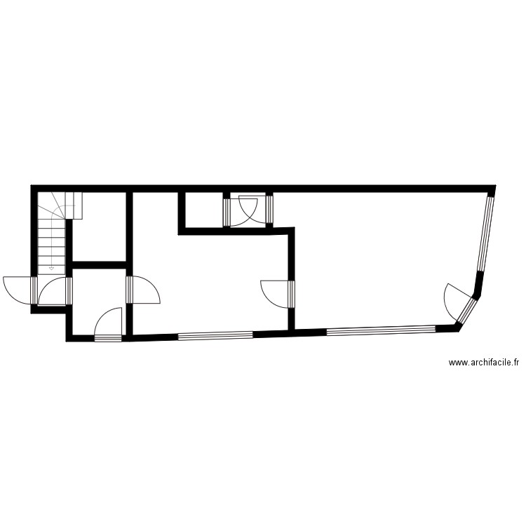 viellefond . Plan de 7 pièces et 62 m2