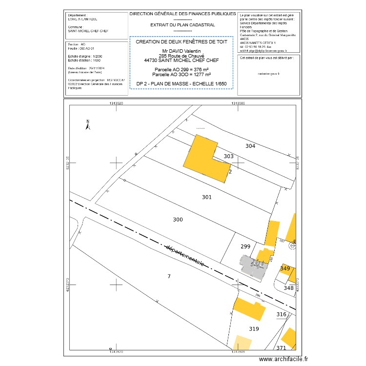 DP 2 Val. Plan de 0 pièce et 0 m2