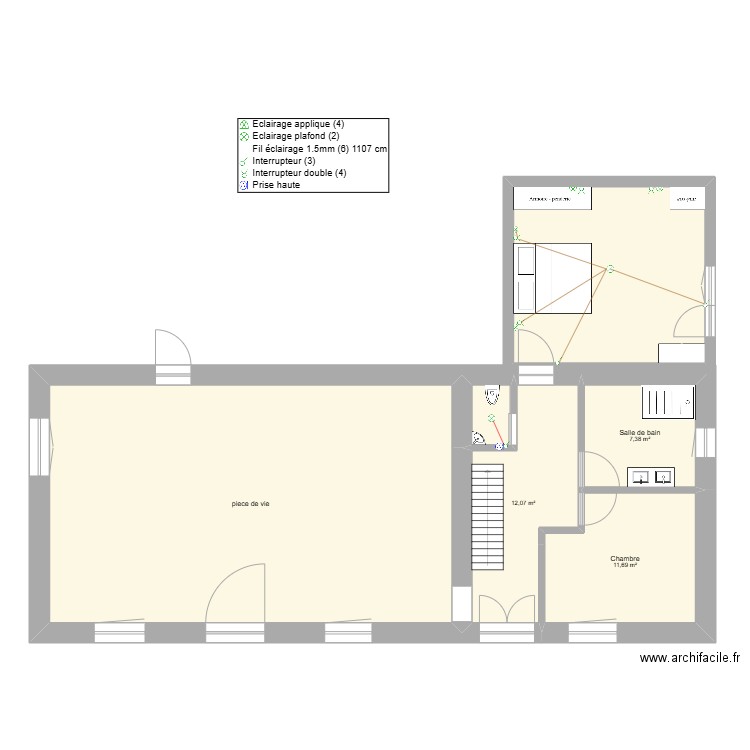 landivy2. Plan de 6 pièces et 117 m2