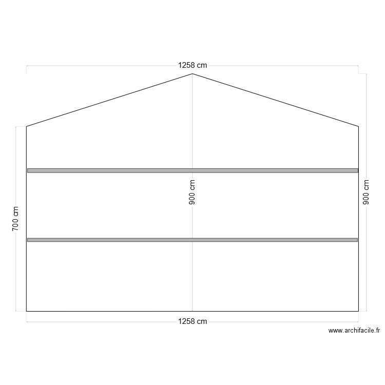 plan de cote . Plan de 0 pièce et 0 m2