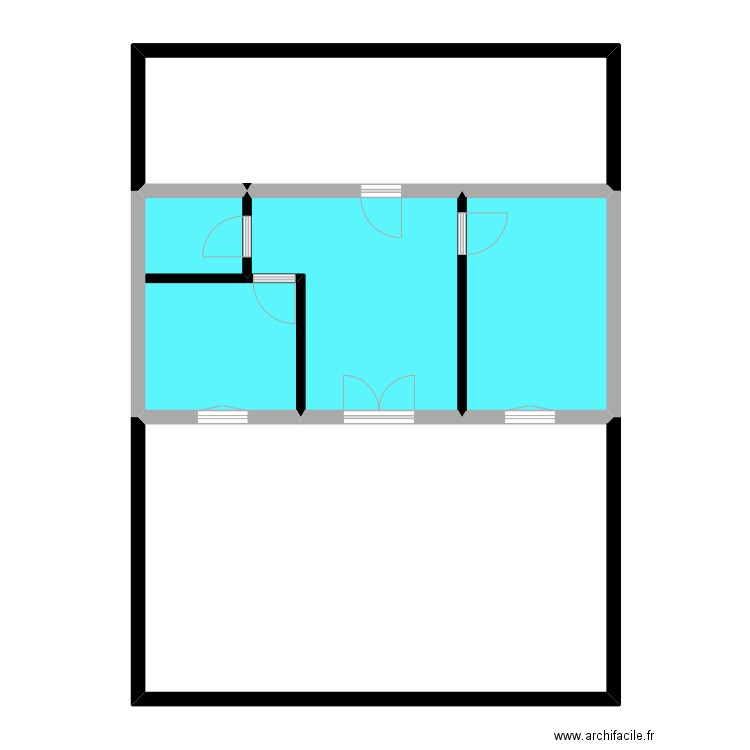 D'AMICO PB. Plan de 5 pièces et 108 m2