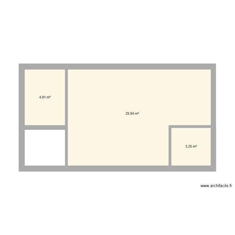 Chalet. Plan de 0 pièce et 0 m2