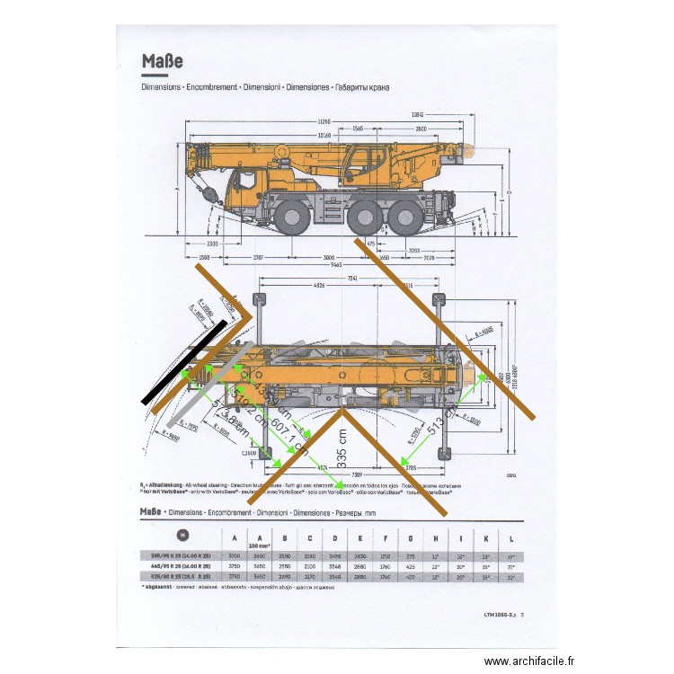 PLAN LTM 1055. Plan de 0 pièce et 0 m2