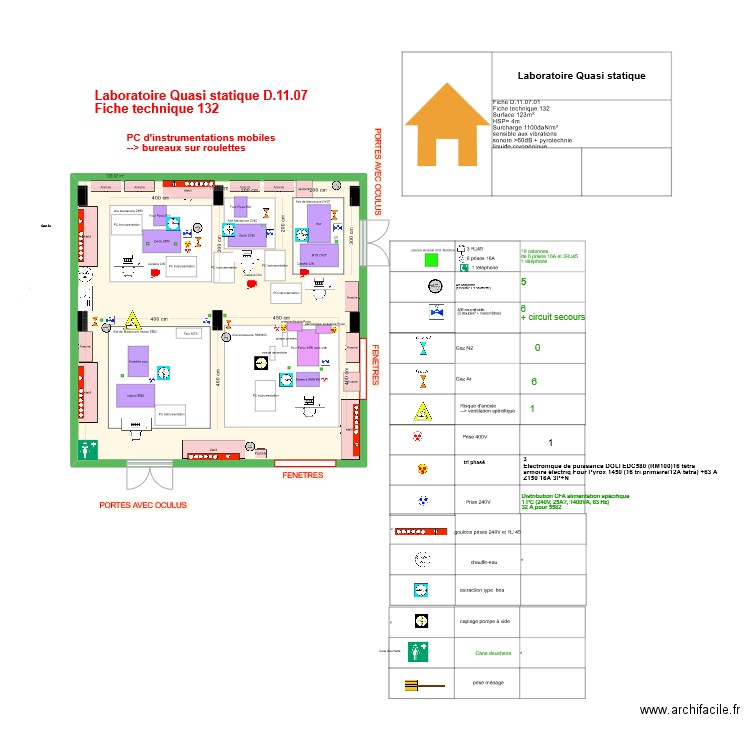 Fiche132_Quasi statique V4. Plan de 1 pièce et 122 m2