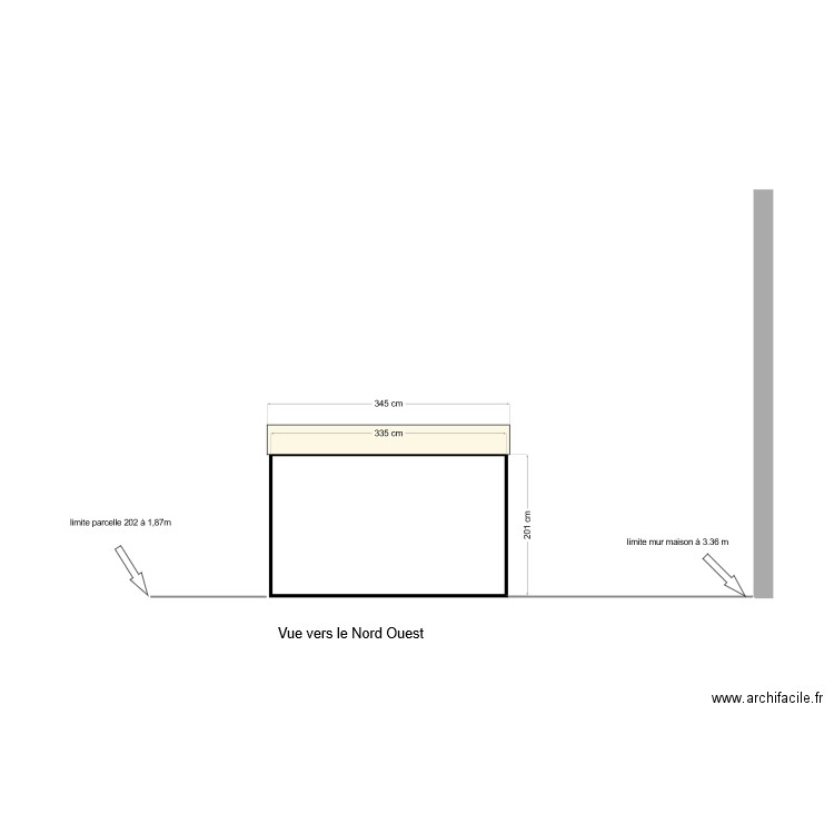 plan de coupe avant 2. Plan de 0 pièce et 0 m2