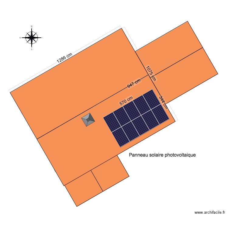 Montbeton PV2. Plan de 0 pièce et 0 m2