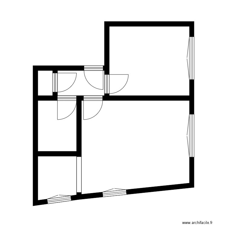 SCI JAZIAH. Plan de 6 pièces et 36 m2