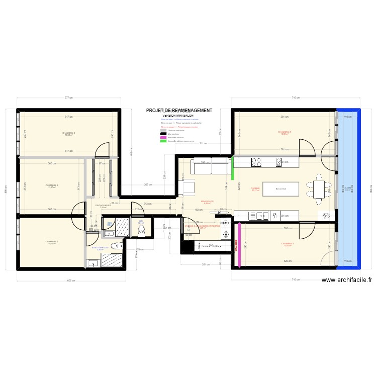 MASSY 91300 - 28 ALLEE ALBERT THOMAS. Plan de 51 pièces et 363 m2