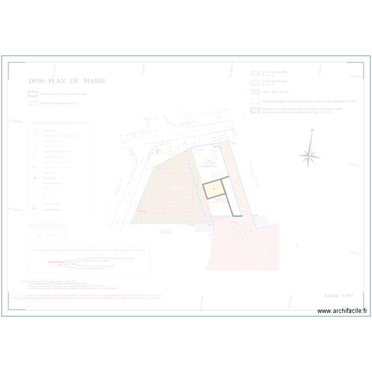 Projet de maison. Plan de 1 pièce et 89 m2