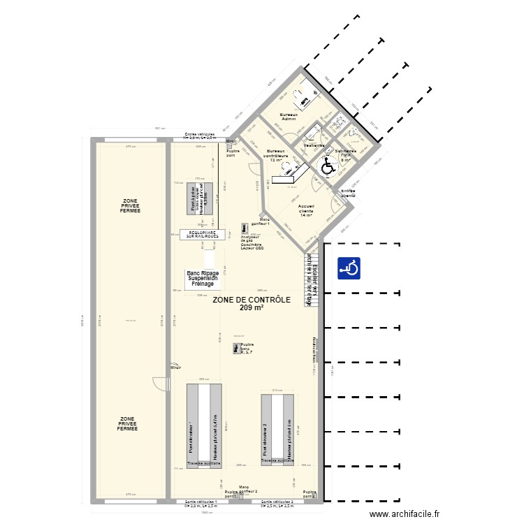 CCT VL CTA LOUVIGNEEN. Plan de 8 pièces et 374 m2