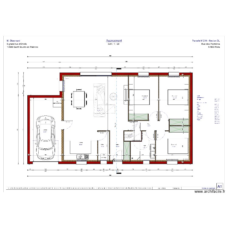 chauveaux. Plan de 0 pièce et 0 m2