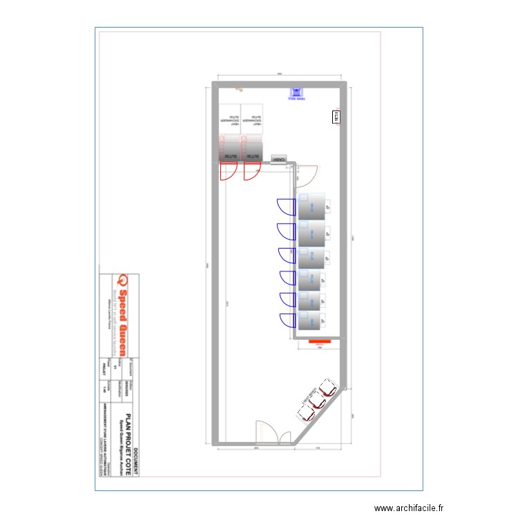 SQ BIGANOS. Plan de 1 pièce et 57 m2