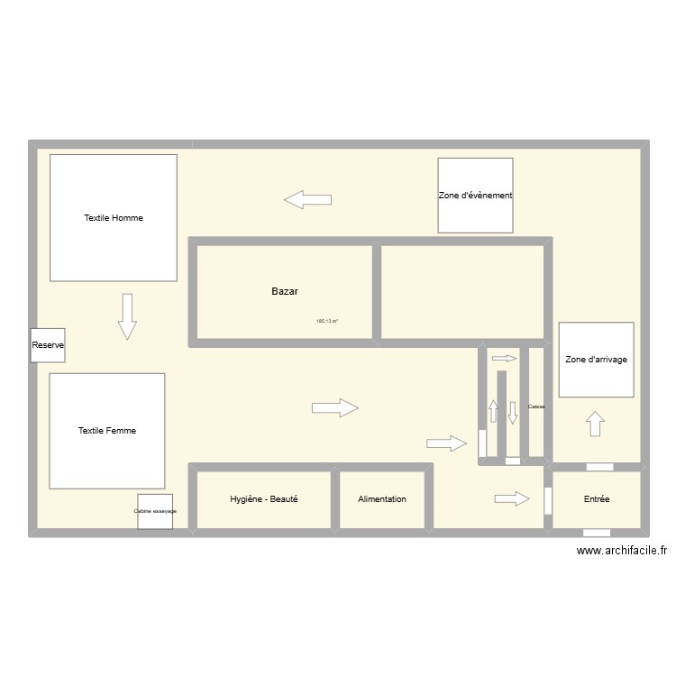 Plan de mon UC. Plan de 6 pièces et 228 m2