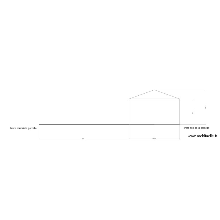 coupe bureau. Plan de 0 pièce et 0 m2