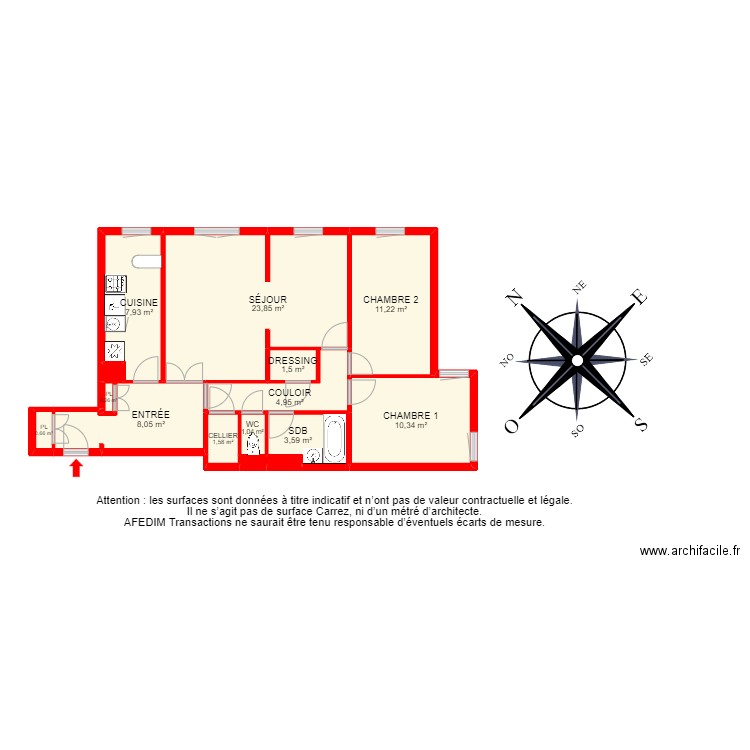 BI 20385 - . Plan de 18 pièces et 90 m2