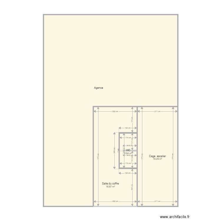 TPC. Plan de 4 pièces et 117 m2