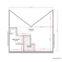 Plan définitif - Côtes - Etage - Maison 60 Saint Louis