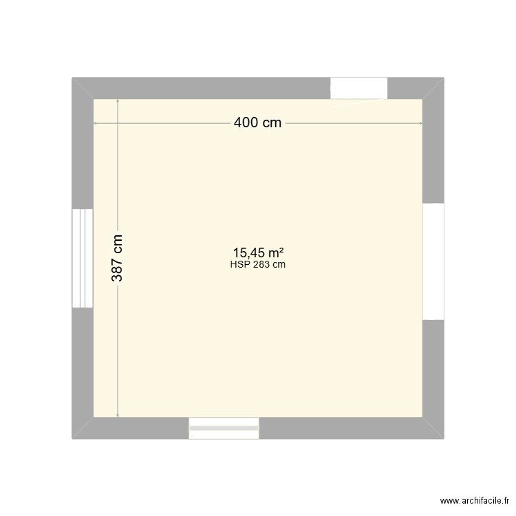 CUISINE BSL. Plan de 1 pièce et 15 m2