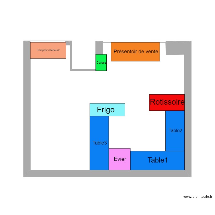 Le Poulet Fou-2. Plan de 0 pièce et 0 m2