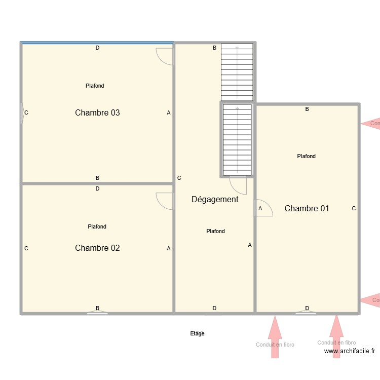 0_CroquisPb_POYET_MaisonSsChauffage. Plan de 8 pièces et 368 m2