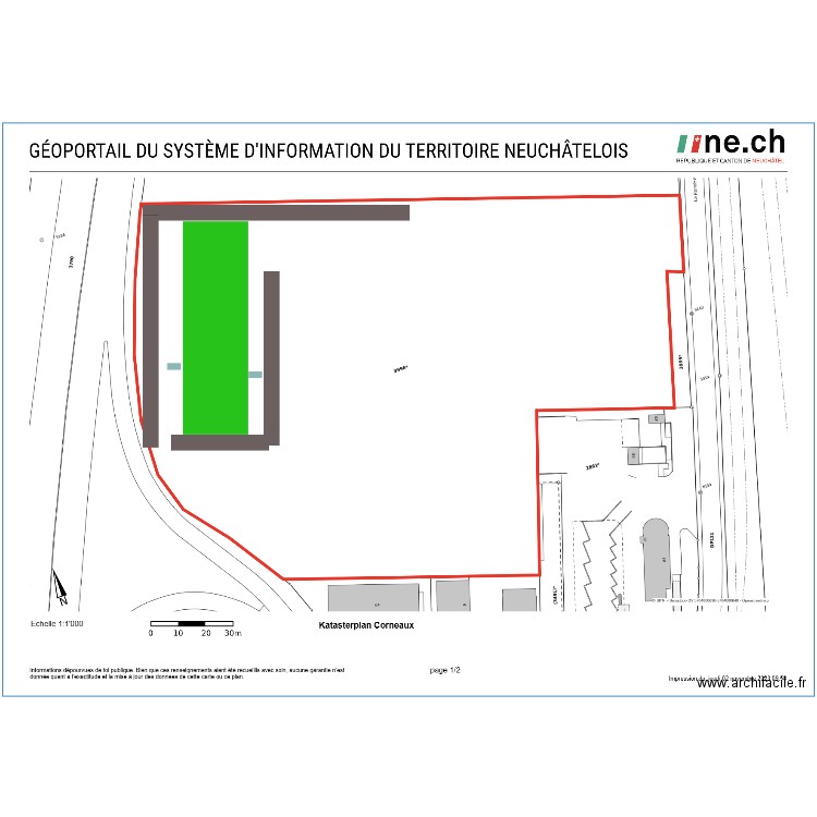 Cornaux V4. Plan de 0 pièce et 0 m2