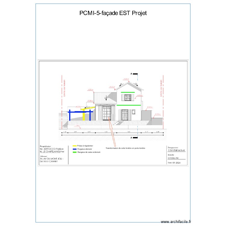 PCMI-5-PROJET-OK. Plan de 1 pièce et 77 m2