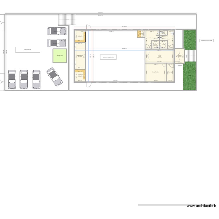 Joyas del Pedregal. Plan de 14 pièces et 105 m2