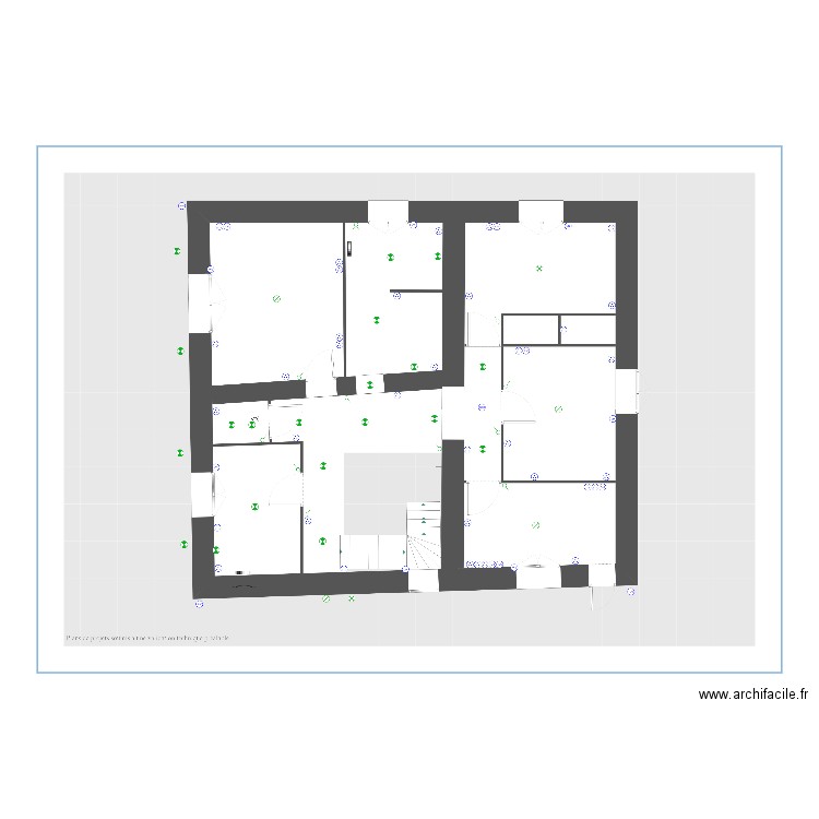 Maison Etage. Plan de 0 pièce et 0 m2