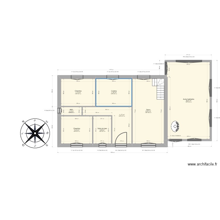 ML24010554 JORY. Plan de 10 pièces et 239 m2