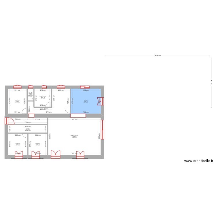 Maison Félix . Plan de 10 pièces et 142 m2