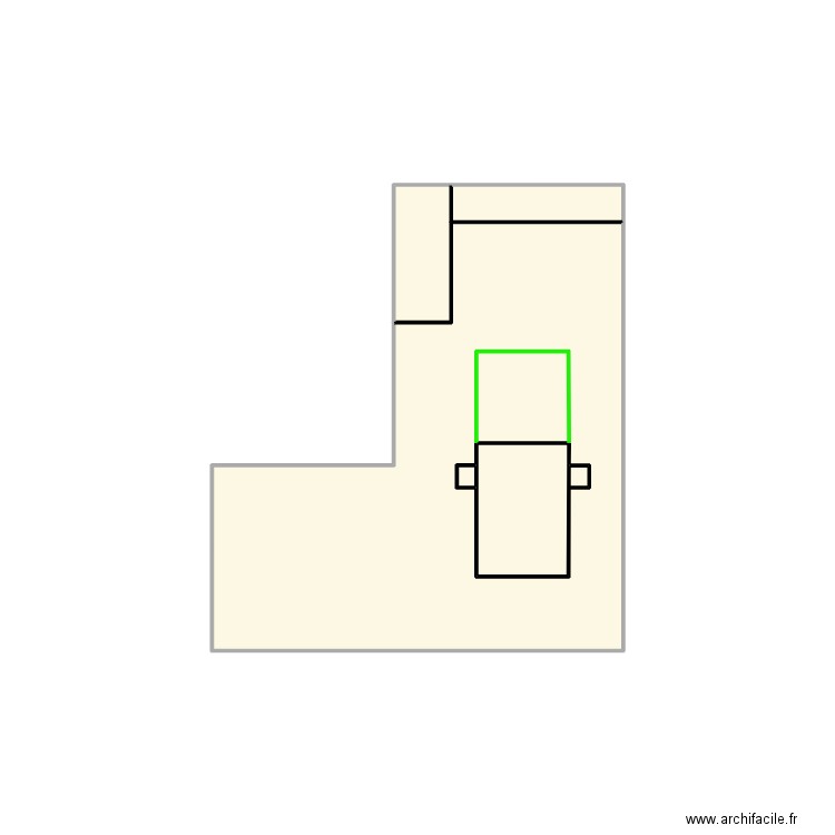 maison Eaubonne. Plan de 4 pièces et 4 m2