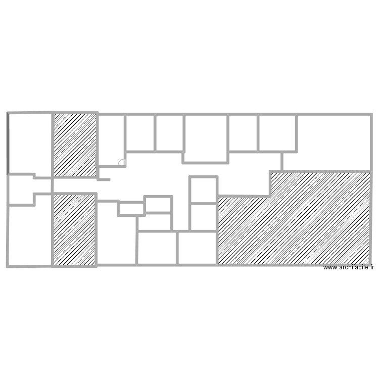 Eiffage. Plan de 16 pièces et 639 m2