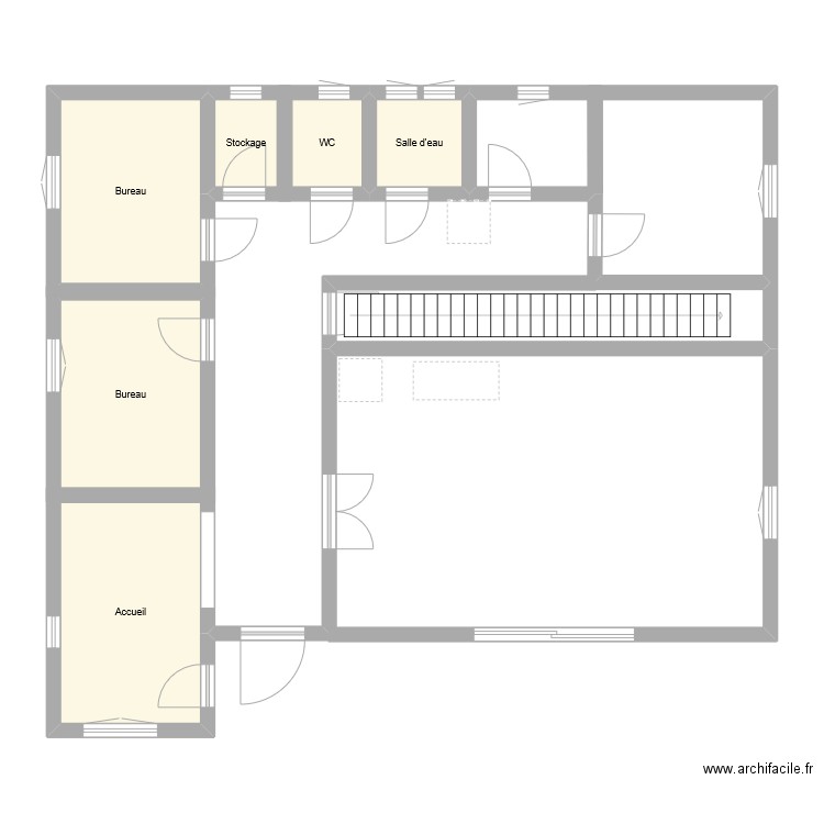 Pôle Sud Ariège. Plan de 6 pièces et 36 m2