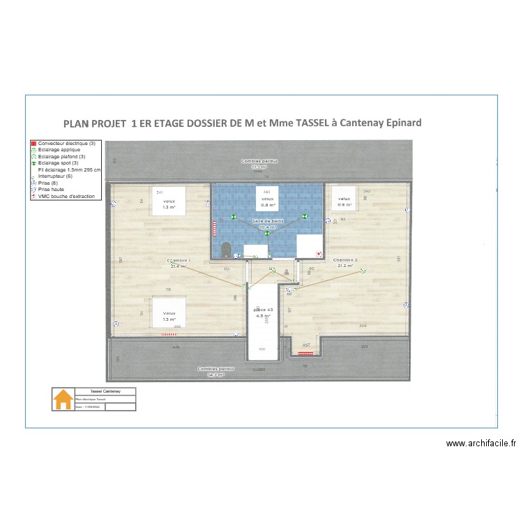 Tassel Cantenay. Plan de 0 pièce et 0 m2