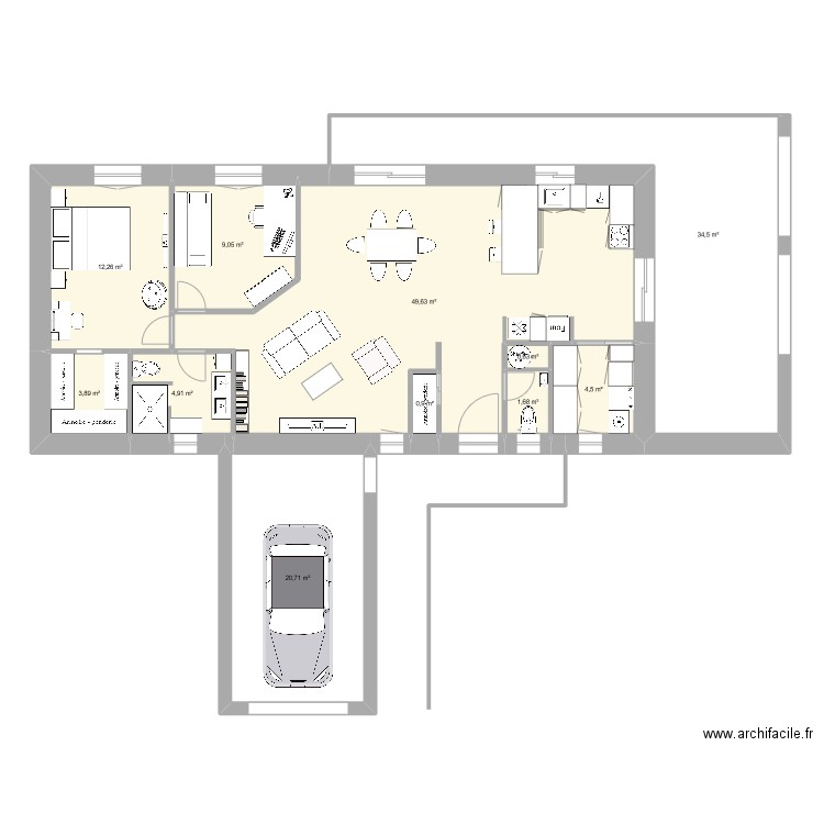 plan lot 14 oct 24. Plan de 11 pièces et 143 m2