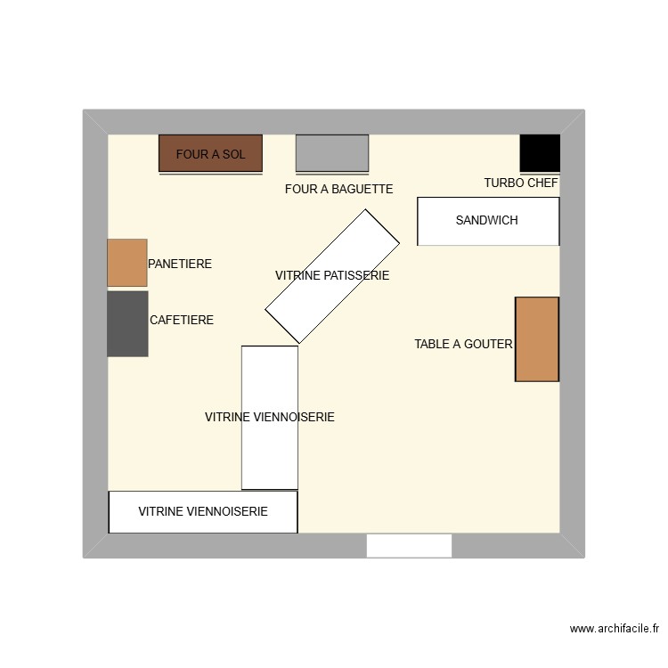 LILOU. Plan de 1 pièce et 20 m2