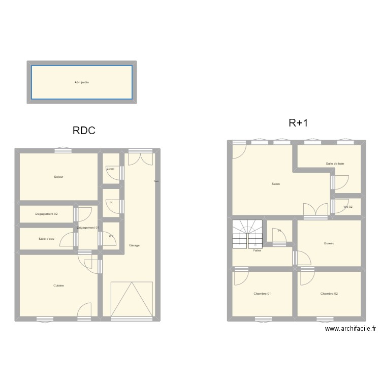 350601920. Plan de 18 pièces et 143 m2