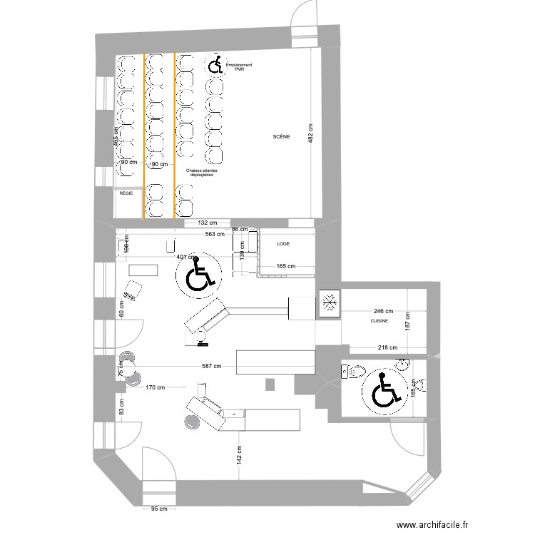 Poche. Plan de 0 pièce et 0 m2