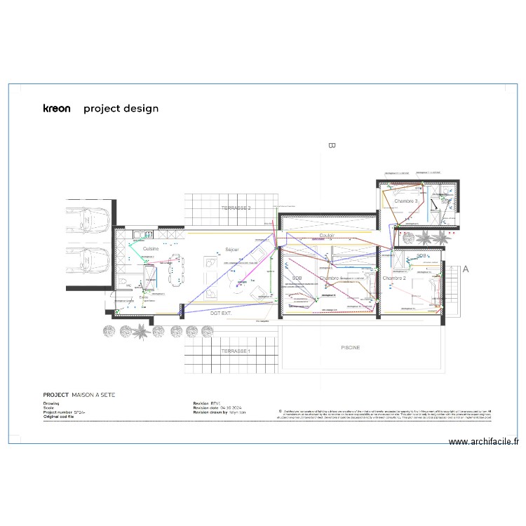 Villa Mont st clair Sète interrupteur. Plan de 0 pièce et 0 m2