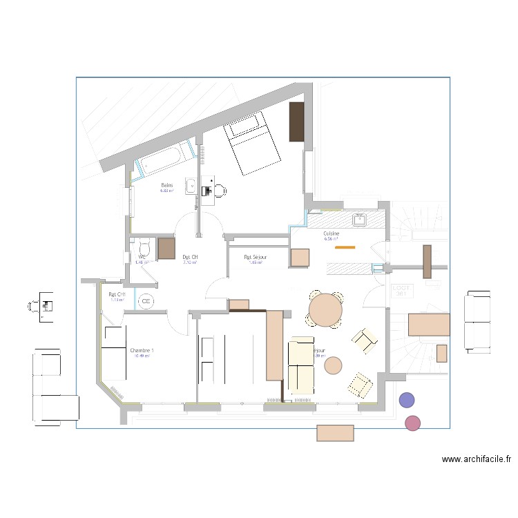 GARNIER 2. Plan de 0 pièce et 0 m2