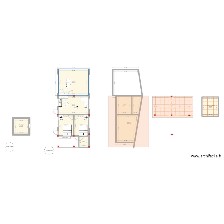 katiu projet 2. Plan de 9 pièces et 123 m2