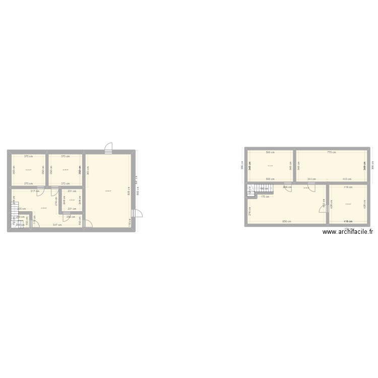 maison 8x13. Plan de 9 pièces et 195 m2