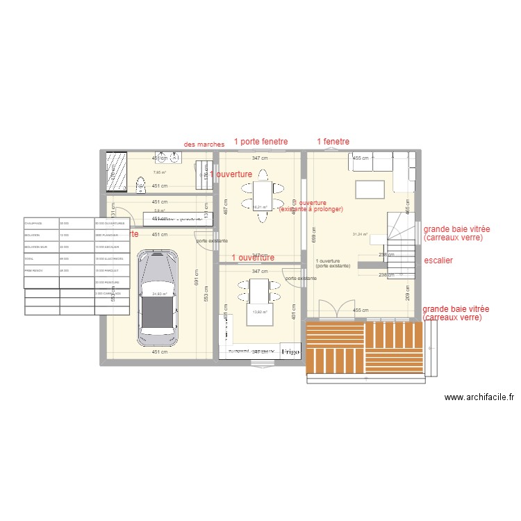 Creteil V01.05 . Plan de 15 pièces et 221 m2