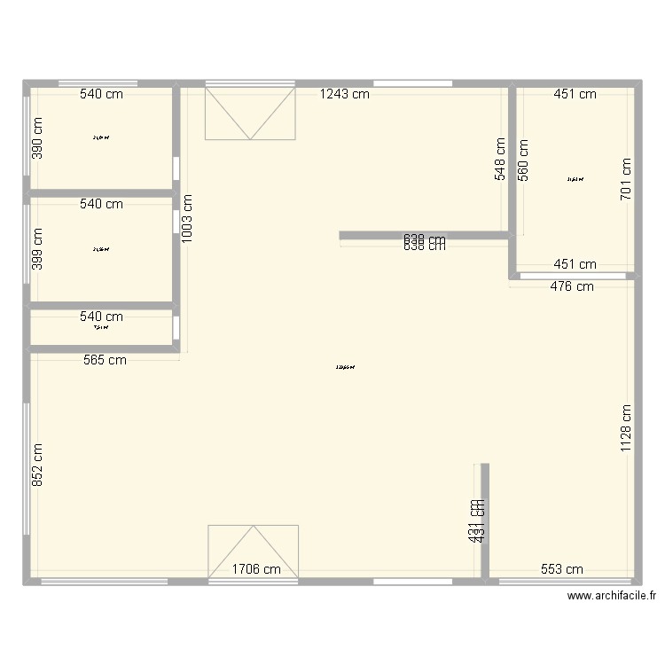 Original Garage 2. Plan de 5 pièces et 411 m2