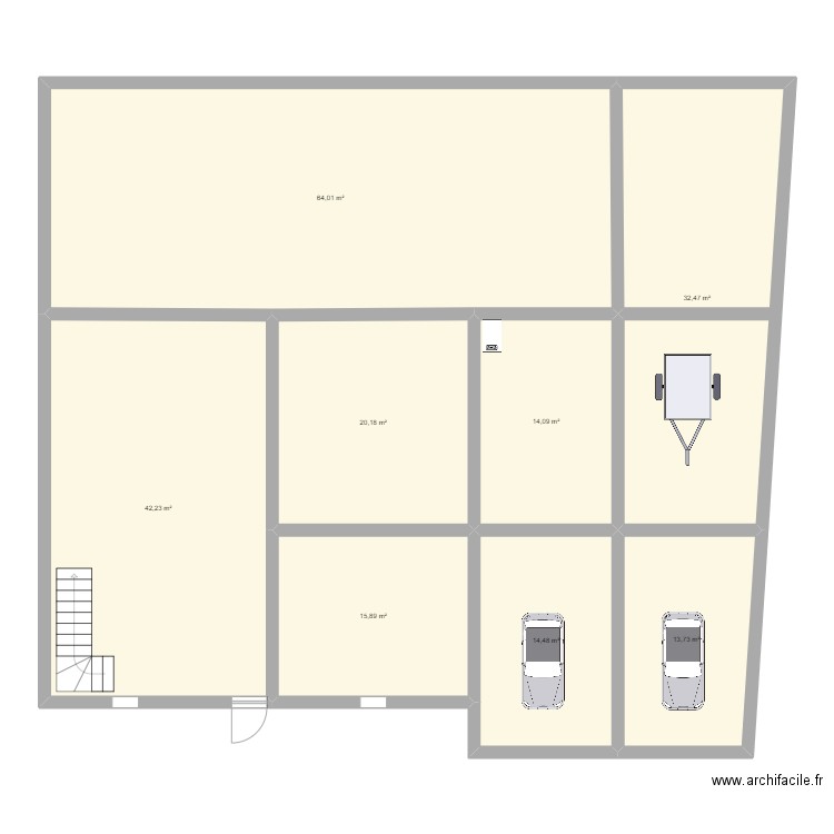 maison 11 06 24. Plan de 8 pièces et 217 m2