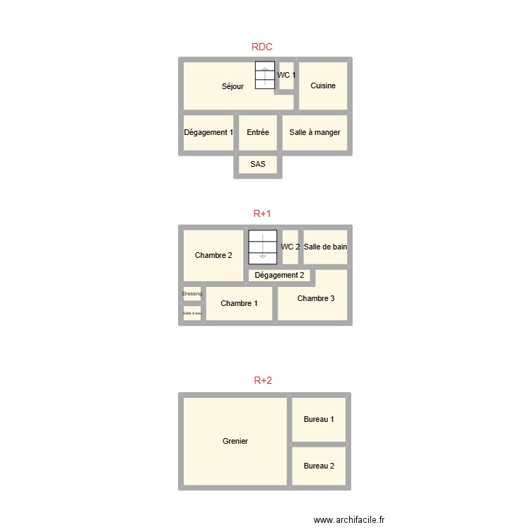 2411 KERJEAN. Plan de 19 pièces et 24 m2